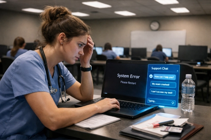HESI Exam Technical Problems